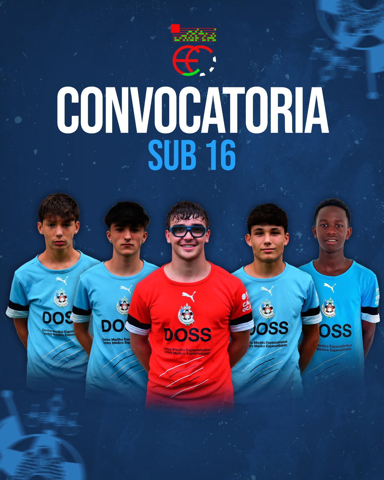 SEIS JUGADORES CELESTES EN LAS CONVOCATORIAS DE LA SELECCIÓN DE EUSKADI SUB-14 Y SUB-16